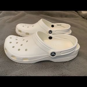 New white Crocs